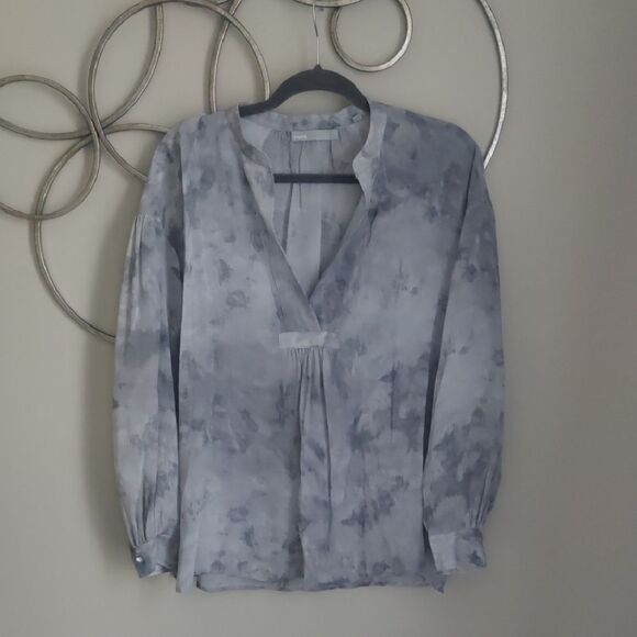 Vince Women's Blouse in Cloudy Blue - Picture 2 of 7